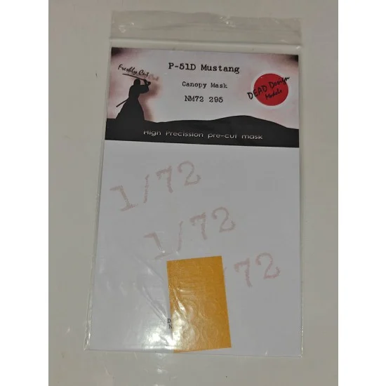 DEAD Design NM72295 1/72 P-51 D Mustang Masks for Airfix kits