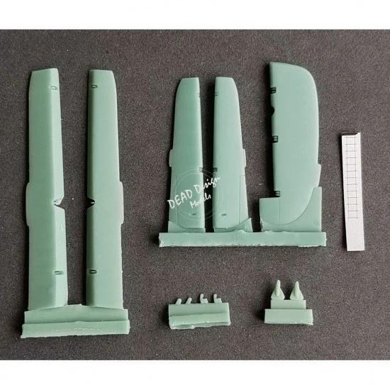 DEAD Design RM48004 1/72 Kawasaki Ki-61 Id Control Surfaces Resin Set for Hasegawa kits