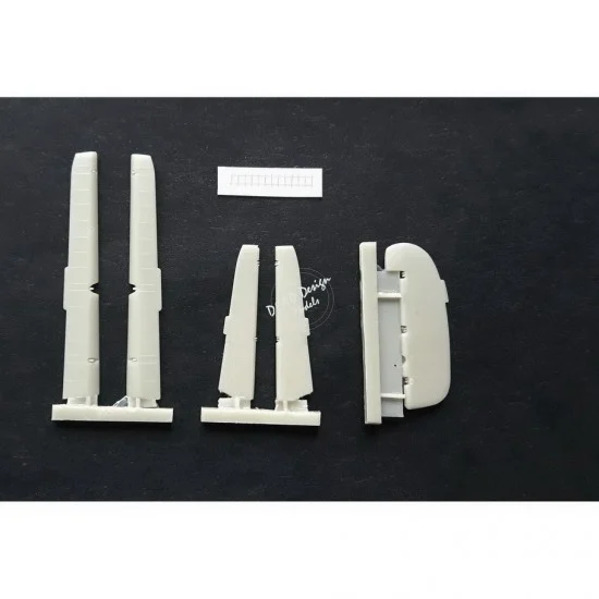 DEAD Design RM72002 1/72 Kawasaki Ki-61 Id Control Surfaces Resin Set for Tamiya kits