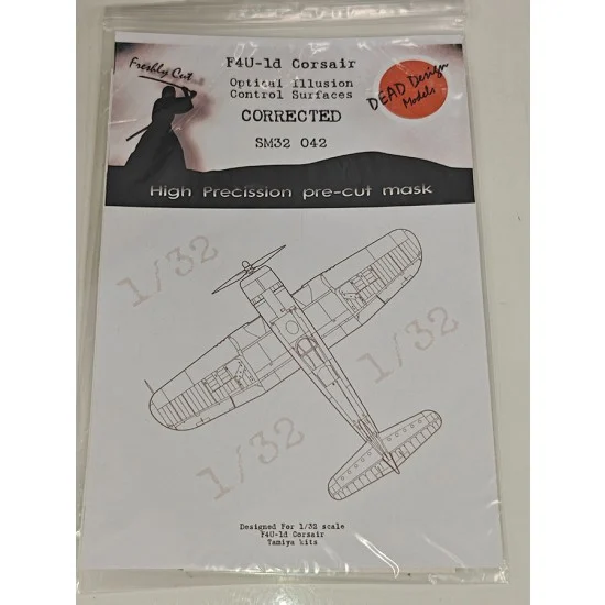 DEAD Design SM32042 1/32 F4U-1d Corsair Masking for Tamiya kits