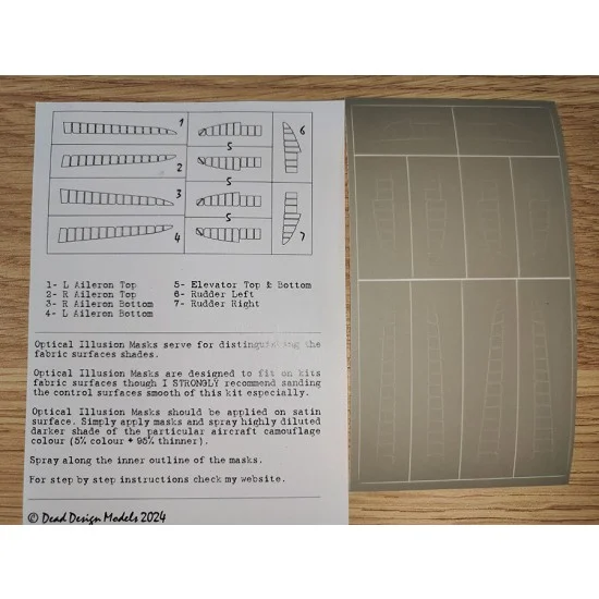 DEAD Design SM72068 1/72 Kawasaki Ki-32 Mary Masking for AMO kits
