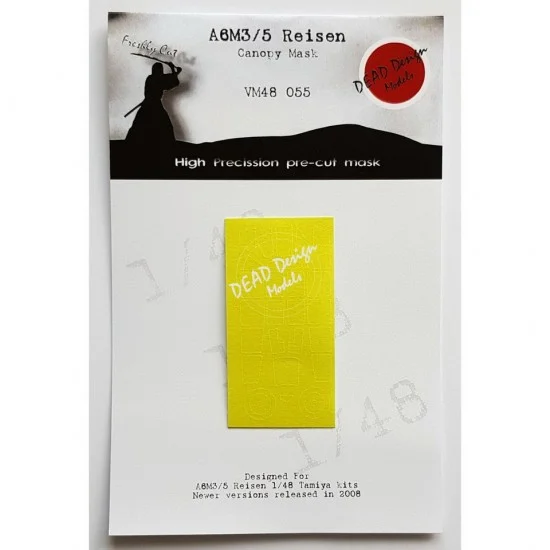 DEAD Design VM48055 1/48 Mitsubishi A6M3/5 Reisen Canopy Masking for Tamiya kits - Model Planes