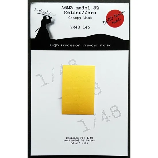 DEAD Design VM48145 1/48 Mitsubishi A6M3 m.32 Reisen Masking for Eduard kits - Model Planes