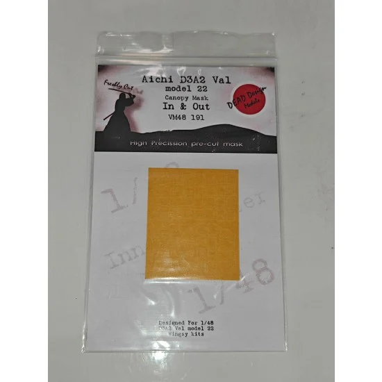 DEAD Design VM48191 1/48 D3A2 Val In and Out Canopies Masks for Wingsy kits - Model Planes