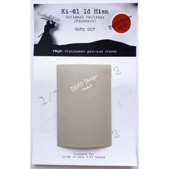 DEAD Design VM72007 1/72 Kawasaki Ki-61 Id Hien National Insignias Masking for Tamiya kits