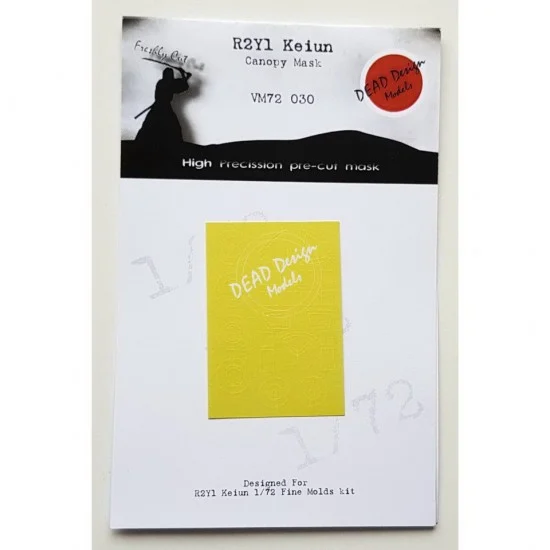 DEAD Design VM72030 1/72 Yokosuka R2Y1 Keiun Canopy Masking for Fine Molds - Model Planes