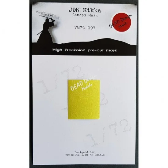 DEAD Design VM72097 1/72 Nakajima J9N Kikka Canopy Masking for AZ Models kits - Model Planes