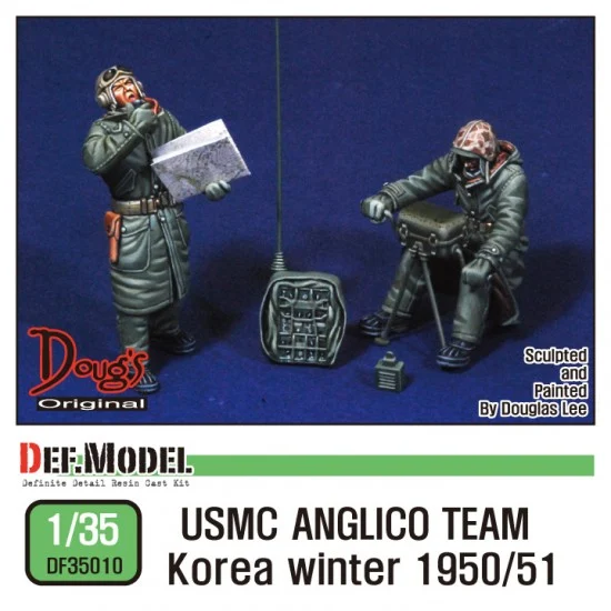 DEF DF35010 1/35 USMC Anglico Team in Korea, Winter 1950-1951