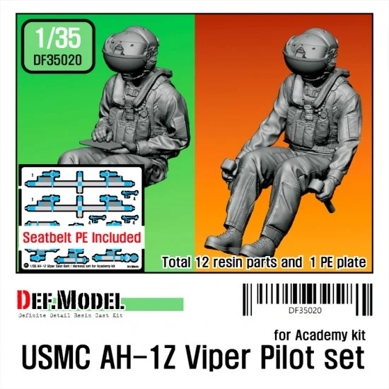 DEF DF35020 1/35 USMC AH-1Z Viper Pilot set for Academy kits