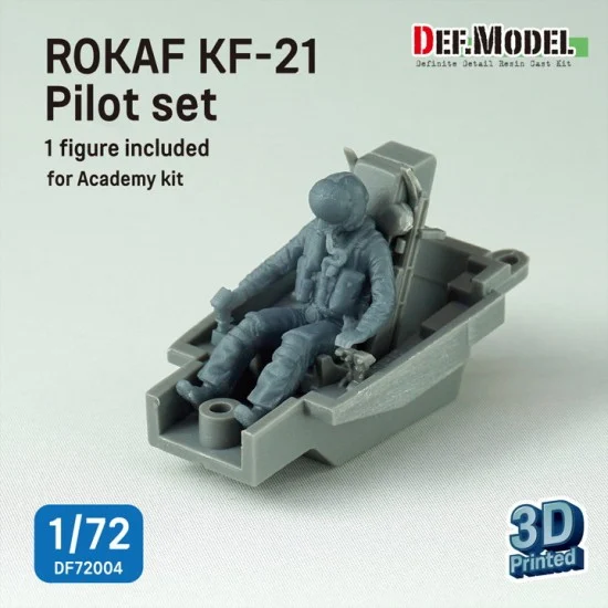 DEF DF72004 1/72 ROKAF KF-21 Pilot set for Academy KF-21 kits (1 3D Printed figure)