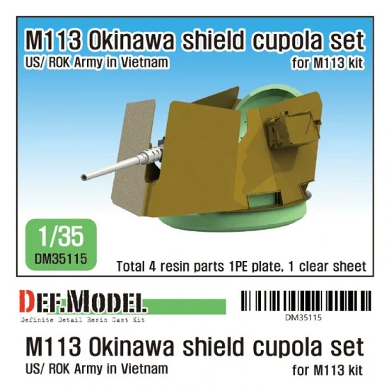 DEF DM35115 1/35 US/ROK M113 Okinawa Shield Copola in Vietnam - Military Vehicles & Tanks
