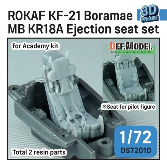 DEF DS72010 1/72 ROKAF KF-21 Boramae MB KR18A Ejection Seat set for Academy kits