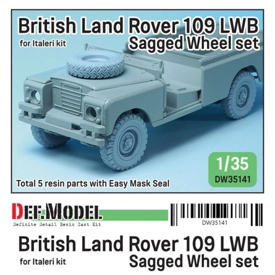 DEF DW35141 1/35 British Land Rover 109 LWB Wheel set for italeri kits - Military Vehicles & Tanks