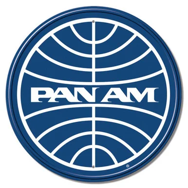 Pan Am Metal Sign Desperate (2694) - Desperate Enterprises