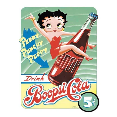 Boopsie Cola Metal Sign 254 - Desperate Enterprises