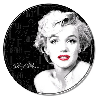 Marilyn Monroe Round Metal Sign 2682 (round) - Desperate Enterprises