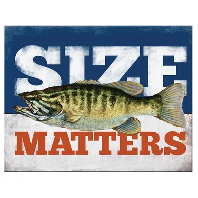 Size Matters Metal Sign 2801 - Desperate Enterprises