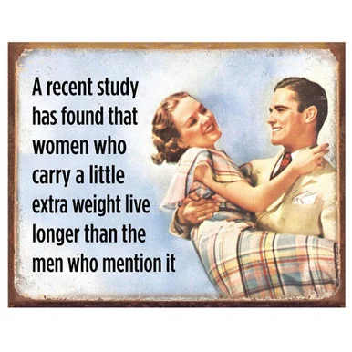 Women Live Longer Metal Sign 2038 - Desperate Enterprises
