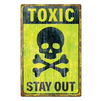 Toxic Metal Sign 7100 - Desperate Enterprises