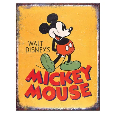 Mickey Mouse Metal Sign 2852 - Desperate Enterprises