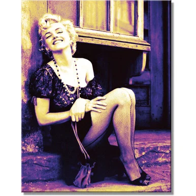Marliyn Monroe Purple Metal Sign 2923 - Desperate Enterprises
