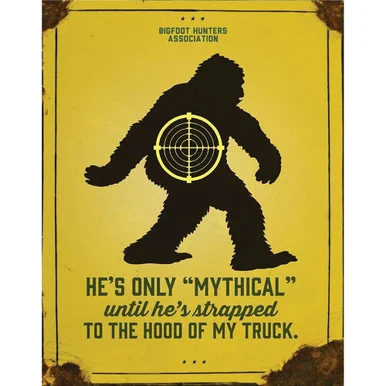 Mythical Metal Sign Desperate Enterprises (2414)