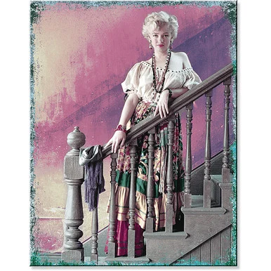 Marilyn Monroe - Dress Metal Sign Desperate Enterprises (2924)