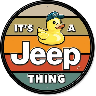It's a Jeep Thing Metal Sign Desperate Enterprises (2961)
