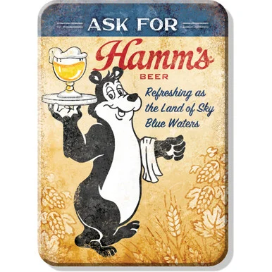 Hamms Bear Magnet Desperate Enterprises (M9234)