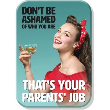 Don't Be Ashamed Magnet Desperate Enterprises (M2326)