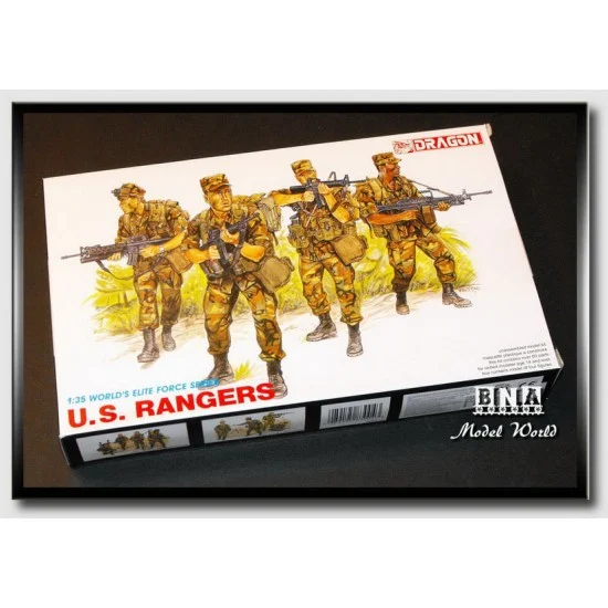 Dragon 3004 1/35 Infantry - US. Rangers (4 Figures)