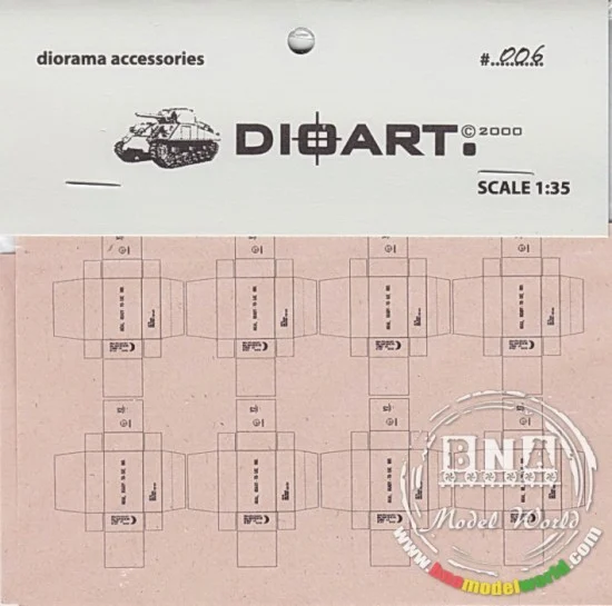 DioArt 006 1/35 Modern Rations US Cartons Vietnam War - Scenics & Diorama