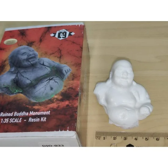 DioArt 033 1/35 Ruined Buddha Monument (1 resin casting) - Scenics & Diorama