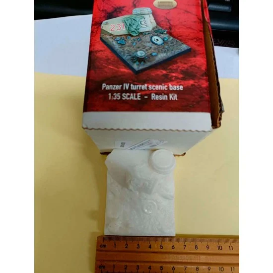 DioArt 035 1/35 Panzer IV Turret Scenic Base (1 resin casting) - Scenics & Diorama
