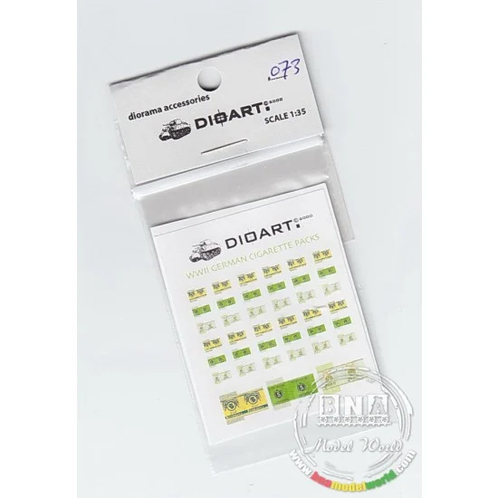 DioArt 073 1/35 WWII German Cigarette Packs - Scenics & Diorama