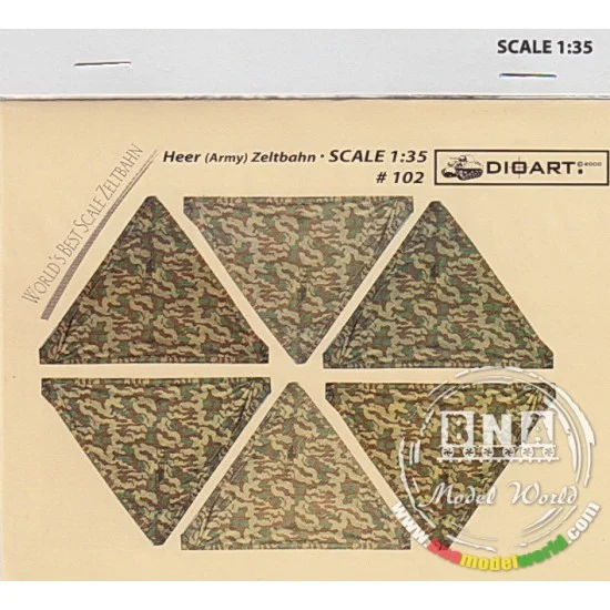 DioArt 102 1/35 WWII Heer Army Zeltbahn - Model Figures