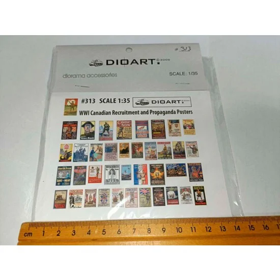 DioArt 313 1/35 WWI Canadian Recruitment and Propaganda Posters - Military Vehicles & Tanks
