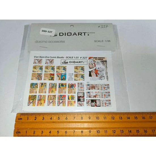 DioArt 327 1/35 Modern Viet Nam Era Comic Books (2 full colour sheets) - Scenics & Diorama