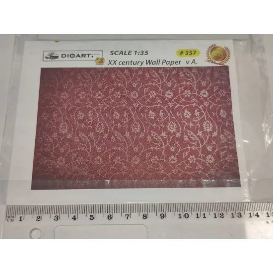 DioArt 357 1/35 XXc. Wall Paper Ver.A (full colour, 2 sheets, bond) - Scenics & Diorama
