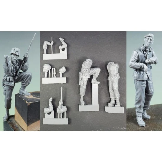 Djiti's Production 00002 1/35 Tank Crew Set for Airfix Cromwell / Rye Field Sherman Firefly [Exclusive at BNA] - Model Figures