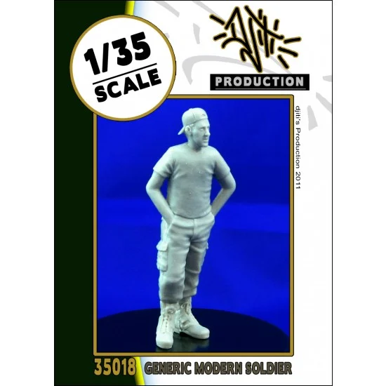 Djiti's Production 35018 1/35 Generic Modern Soldier (1 figure) - Model Figures