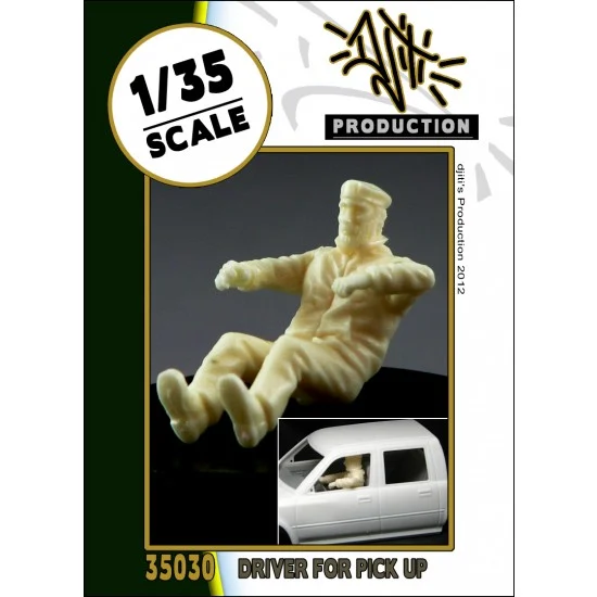 Djiti's Production 35030 1/35 Pick Up Driver Vol.1 for Meng Model kit (1 figure) - Model Figures