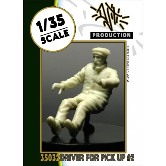 Djiti's Production 35032 1/35 Pick Up Driver Vol.2 for Meng Model kit (1 figure) - Model Figures