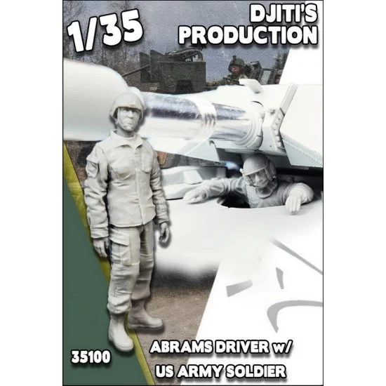 Djiti's Production 35100 1/35 Abrams Driver w/US Soldier - Model Figures