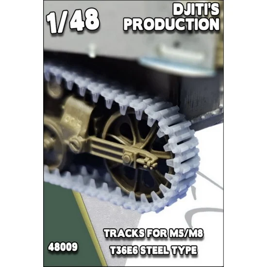 Djiti's Production 48009 1/48 M5/M8 Track Steel type - Military Vehicles & Tanks