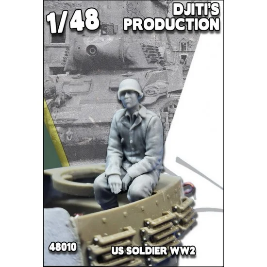 Djiti's Production 48010 1/48 WWII US Soldier Sitting - Model Figures