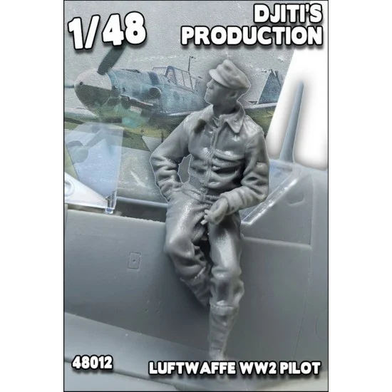 Djiti's Production 48012 1/48 WWII Luftwaffe Pilot - Model Planes