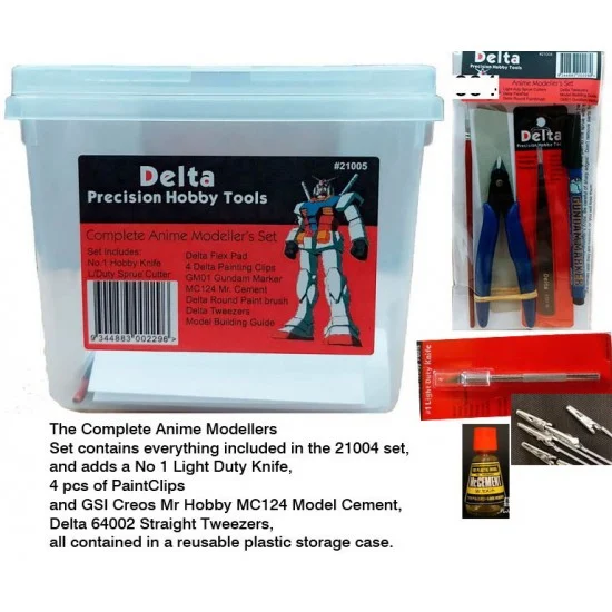 Delta 21005 Complete Anime Modellers Set - Hobby Tools & Supplies