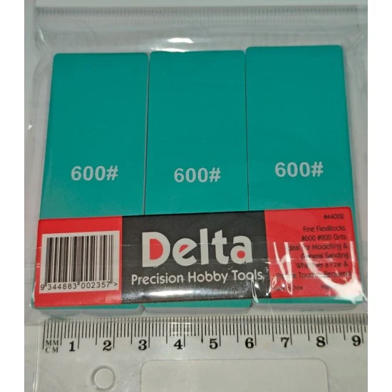 Delta 44002 FlexBlocks Fine Sanding Sponge Sticks - Hobby Tools & Supplies