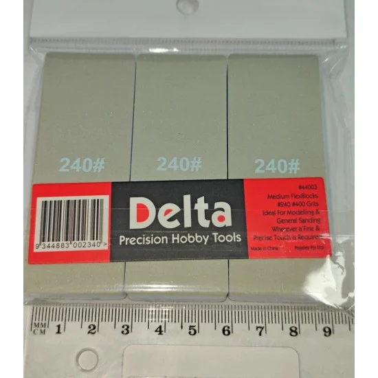 Delta 44003 FlexBlocks Medium Sanding Sponge Sticks - Hobby Tools & Supplies